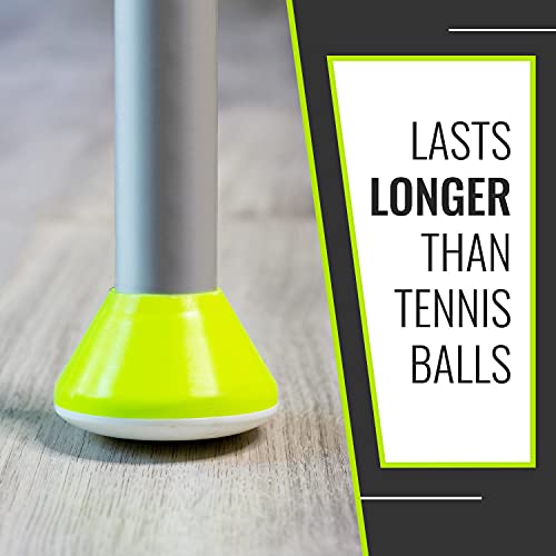 HealthSmart Walker Glides, Walker Caps or Walker Pads also for Rollators, Uni...