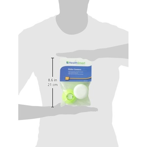 HealthSmart Walker Glides, Walker Caps or Walker Pads also for Rollators, Uni...