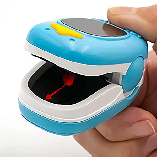 Children Fingertip Pulse Oximeter Blood Oxygen Saturation Monitor for Child K...