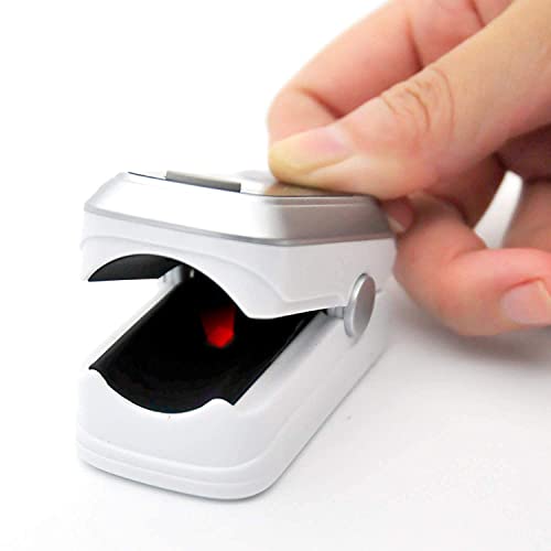 HealthTree Fingertip Pulse Oximeter Bluetooth, Measures Blood Oxygen Saturati...