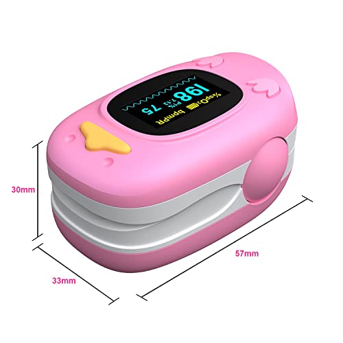 Child Pulse Oximeter, Oxygen Monitor for Kids Baby and Pediatric Blood Oxygen...