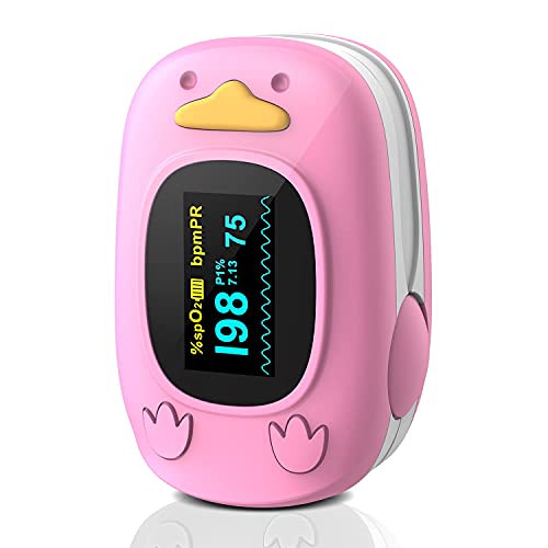 Child Pulse Oximeter, Oxygen Monitor for Kids Baby and Pediatric Blood Oxygen...