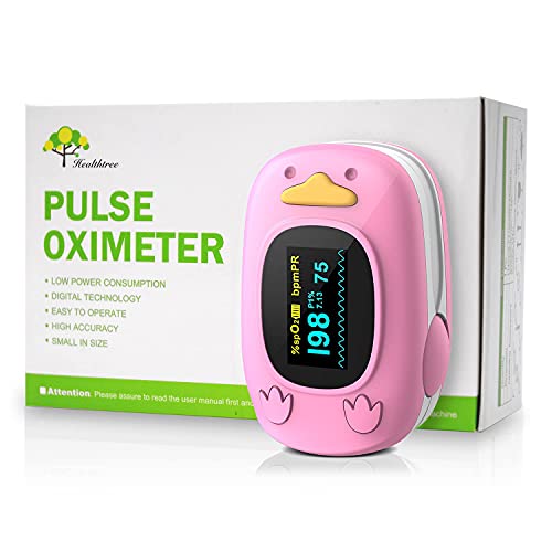 Child Pulse Oximeter, Oxygen Monitor for Kids Baby and Pediatric Blood Oxygen...