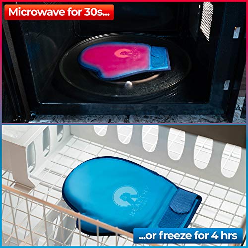 Healthy Hands 2 Wrist & Hand Hot and Cold Soft Ice Pack Wraps For Hand Injuri...