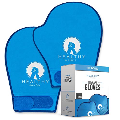Healthy Hands 2 Wrist & Hand Hot and Cold Soft Ice Pack Wraps For Hand Injuri...