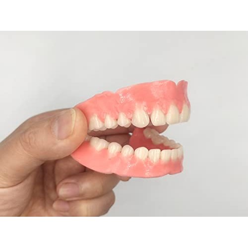 Denture Do it Yourself Full Set of Top and Bottom Fake Teeth for Improve Smile