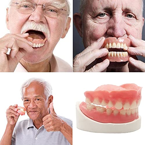 Denture Do it Yourself Full Set of Top and Bottom Fake Teeth for Improve Smile