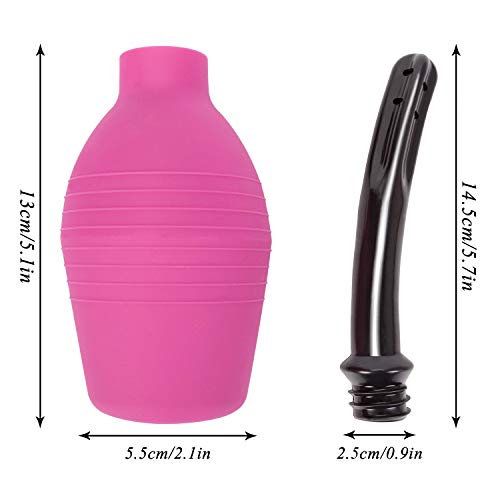 Enema Bulb for Men or Women - Douche Cleaner - 310 ml Capacity (Purple Color)