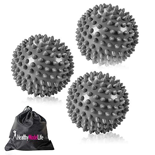 Three Pack Premium Grade Spiky Massage Ball - Highly Recommended for Plantar ...