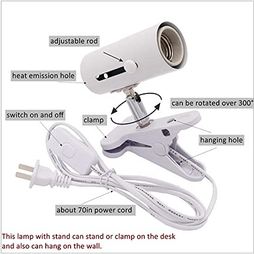 Red Light Therapy Bulb with Socket HebutyLife, 54W 18 LED Near Infrared Light...