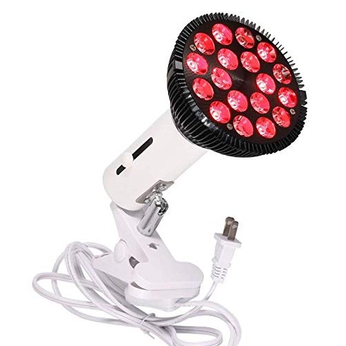 Red Light Therapy Bulb with Socket HebutyLife, 54W 18 LED Near Infrared Light...