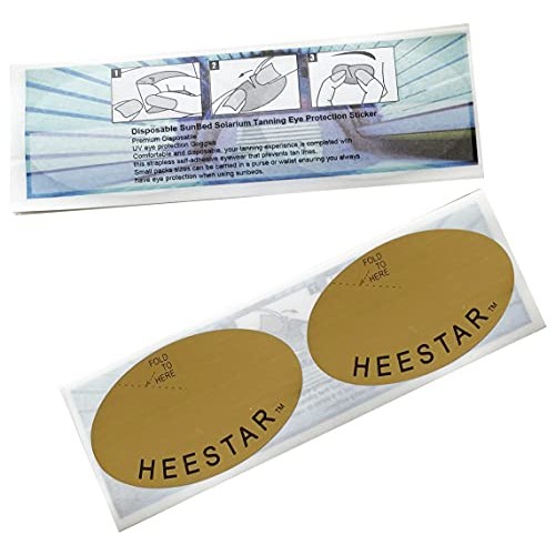 Heestar Disposable Sun Bed Tanning Eye Protection Cones Available in 50 Pairs...
