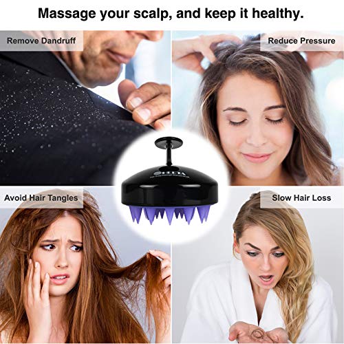 HEETA 2-Pack Hair Scalp Massager Shampoo Brush - Upgraded Hair Scalp Scrubber...