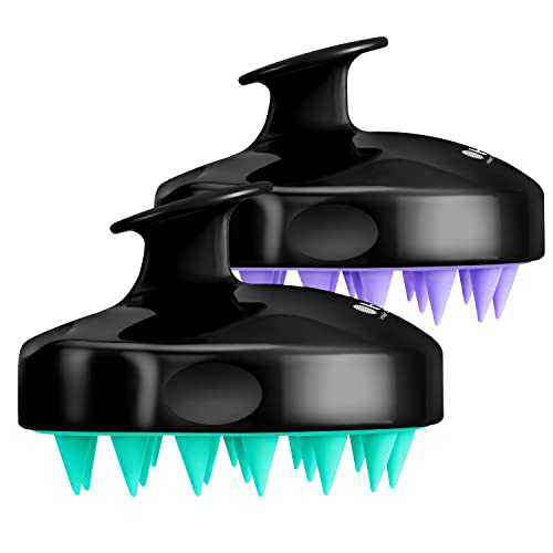 HEETA 2-Pack Hair Scalp Massager Shampoo Brush - Upgraded Hair Scalp Scrubber...