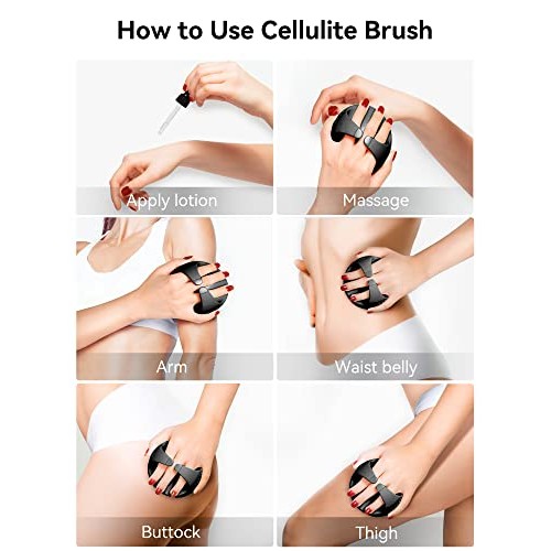 HEETA Hair Scalp Massager and Anti Cellulite Massager, Scalp Scrubber for Hai...