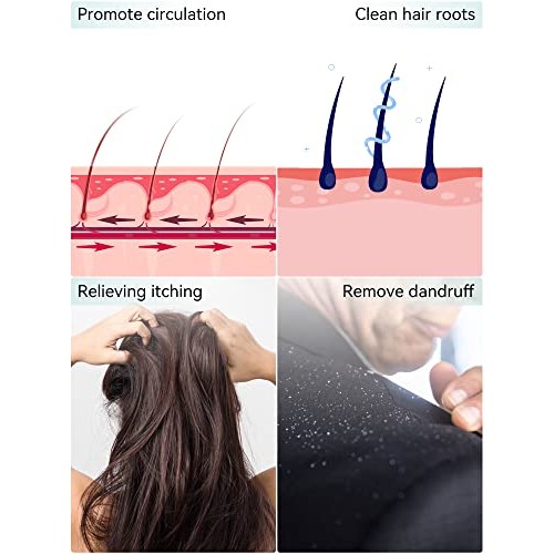 HEETA Hair Scalp Massager and Anti Cellulite Massager, Scalp Scrubber for Hai...