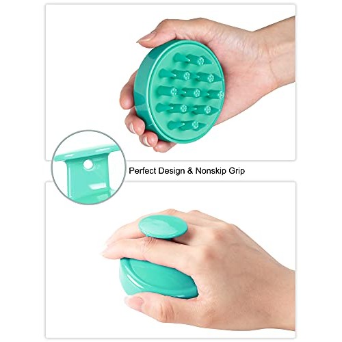 HEETA Hair Scalp Massager Brush, Updated Hair Shampoo Brush, Wet & Dry Scalp ...