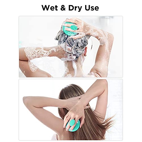 HEETA Hair Scalp Massager Brush, Updated Hair Shampoo Brush, Wet & Dry Scalp ...