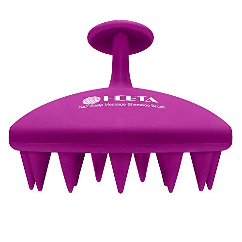 HEETA Hair Scalp Massager Shampoo Brush, Upgraded Full Silicone Integrated De...
