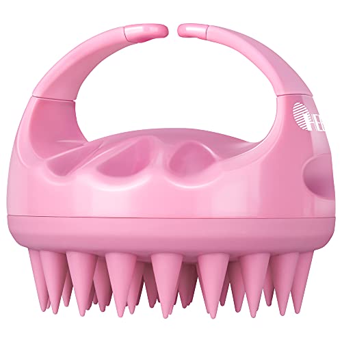 HEETA Hair Shampoo Brush, Upgraded Wet & Dry Hair Scalp Massager with Soft Si...
