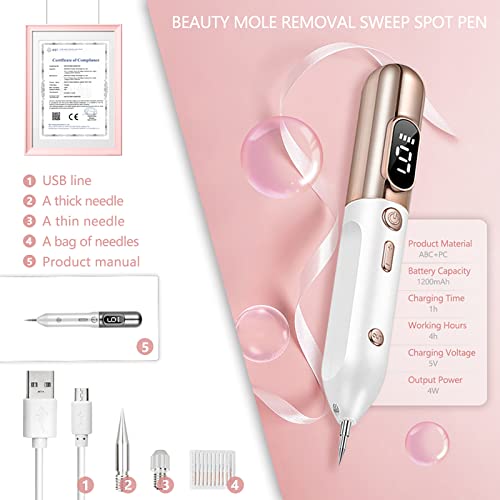 Skin Tag Remover, Skin Tag Removal Kit Tools with Home Usage USB Charging/30 ...