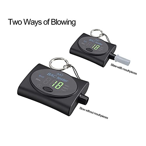 Helalkit Keychain Breathalyzer, Ultra-Portable Pocket Keyring Alcohol Tester ...