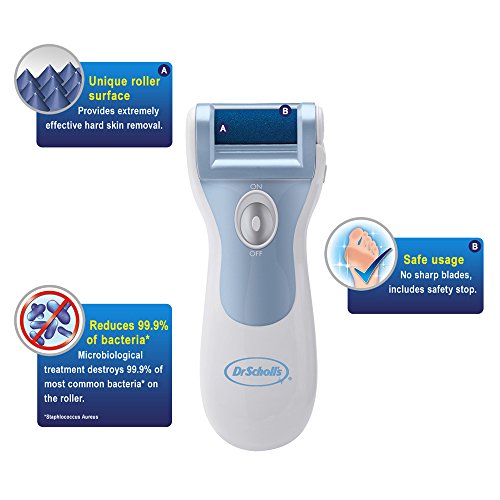 Dr. Scholl's Electronic Pedicure Foot File and Smoother for Everything from C...