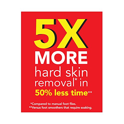 Dr. Scholl's Electronic Pedicure Foot File and Smoother for Everything from C...