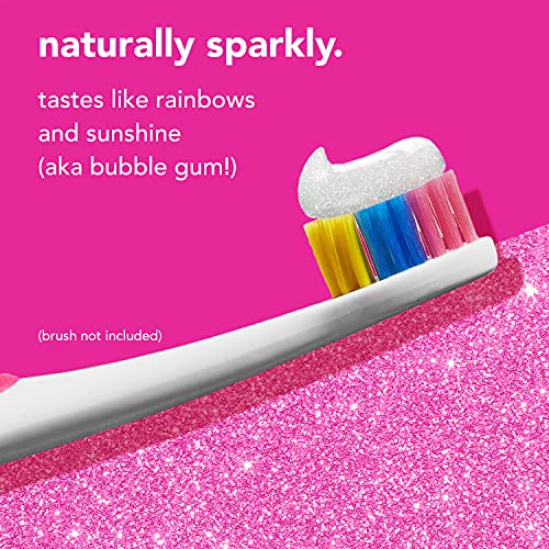 hello Kids Unicorn Sparkle Fluoride Toothpaste With Natural Bubble Gum Flavor...