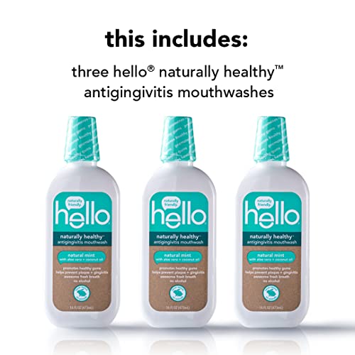 hello Oral Care Naturally Healthy Antigingivitis Fluoride Free and SLS Free M...