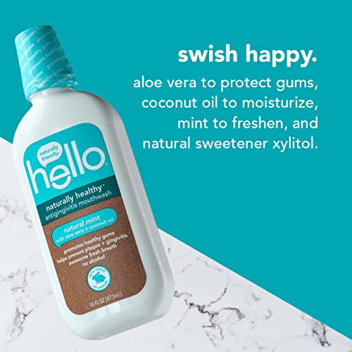 hello Oral Care Naturally Healthy Antigingivitis Fluoride Free and SLS Free M...