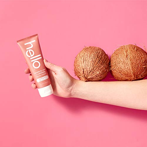 hello Sensitivity Relief Toothpaste for Sensitive Teeth With Fluoride + Vegan...