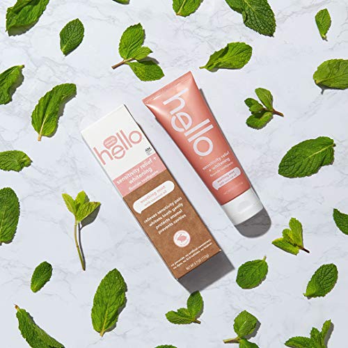 hello Sensitivity Relief Toothpaste for Sensitive Teeth With Fluoride + Vegan...