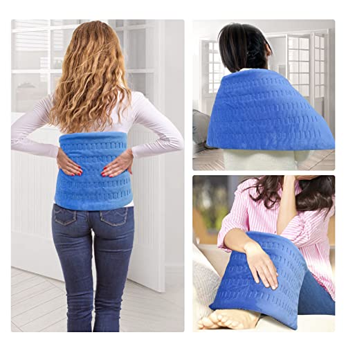 Jade Stone Heating Pad for Back Pain Relief, Weighted Hot Heating Pad, Lager ...