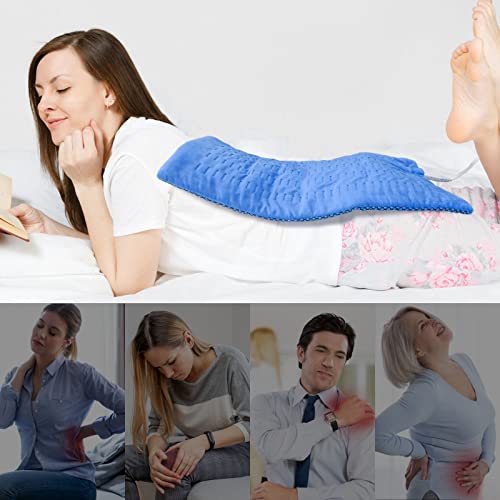 Jade Stone Heating Pad for Back Pain Relief, Weighted Hot Heating Pad, Lager ...