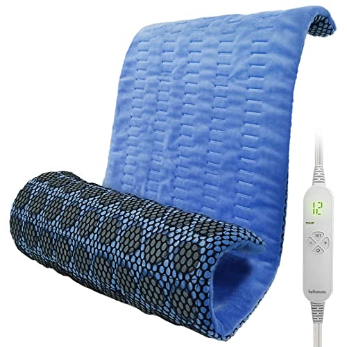 Jade Stone Heating Pad for Back Pain Relief, Weighted Hot Heating Pad, Lager ...