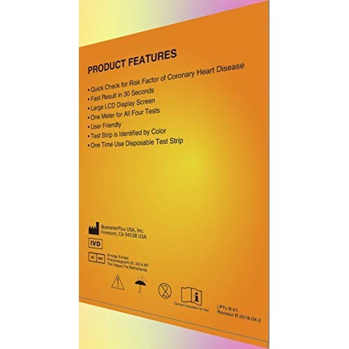 Helse Q.Check Digital Home Cholesterol & Lipid Test Meter, Monitors Total Cho...