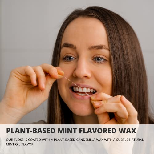 Biodegradable Silk Dental Floss - Pack of 4 x 33yds - Compostable Peace Silk ...