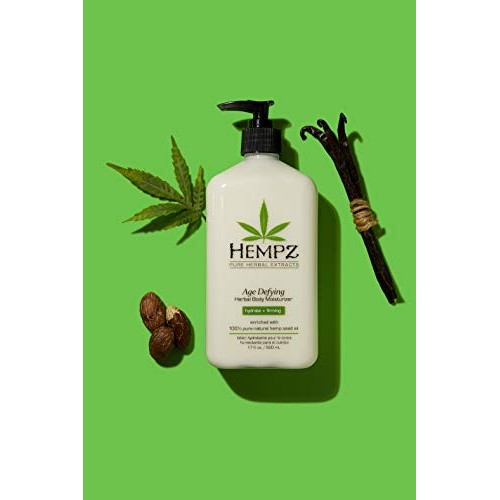 Hempz Body Moisturizer - Daily Herbal Moisturizer, Shea Butter Anti-Aging Bod...