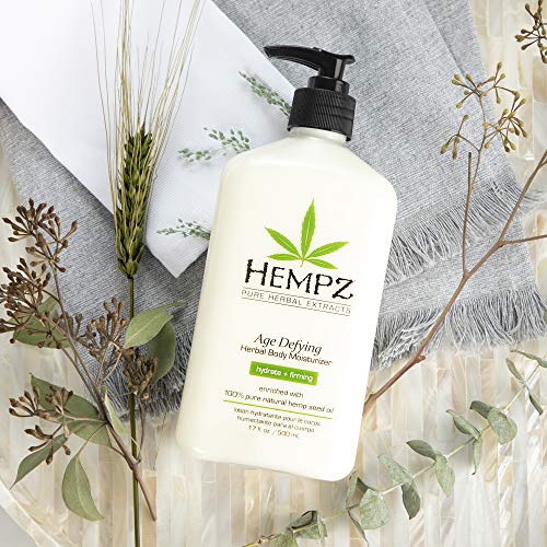 Hempz Body Moisturizer - Daily Herbal Moisturizer, Shea Butter Anti-Aging Bod...