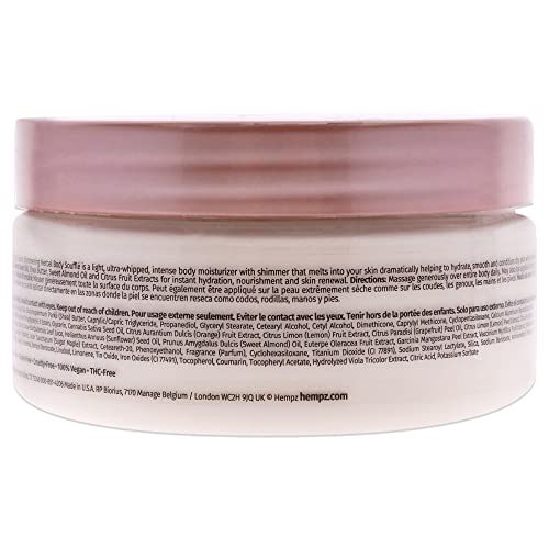 Hempz Coconut Fusion Herbal Shimmering Body Souffle, 8 oz. - Moisturizing She...