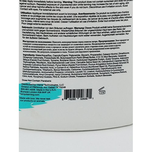 Hempz, Hydro Max, Ultra Dark Maximizer Indoor Tanning Salon Lotion 13.5 Fl OZ