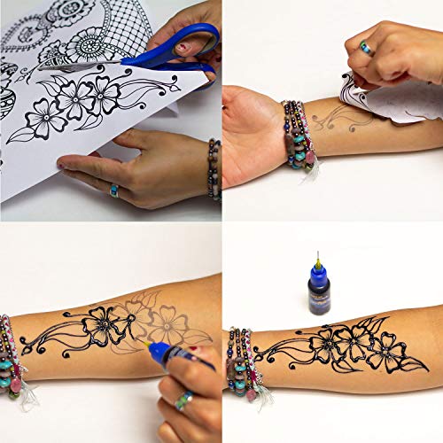 Henna City Premium Jagua Gel - 2 Ounces for Temporary Tattoos, Fake Tattoos o...