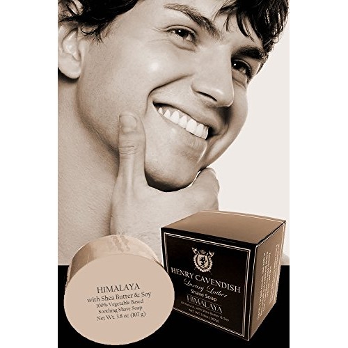 Henry Cavendish Himalaya Shave Kit with - Shaving Soap, Long Lasting 3.8 oz P...