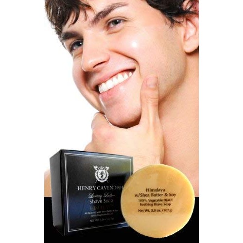 Henry Cavendish Himalaya Shaving Soap with Shea Butter & Coconut Oil. Long La...