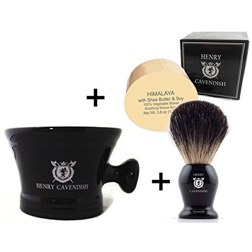 Henry Cavendish Himalaya Shaving Soap with Shea Butter & Coconut Oil. Long La...