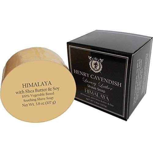 Henry Cavendish Himalaya Shaving Soap with Shea Butter & Coconut Oil. Long La...