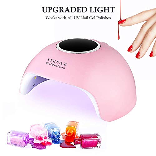 Nail Lamp for Gel Polish,36W 15 LED Professional Nail Dryer UV LED Nail Lamp ...