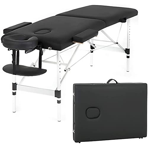 Aluminium Massage Table 73 Inch  Spa Bed Massage Table Cradle Portable Carry ...