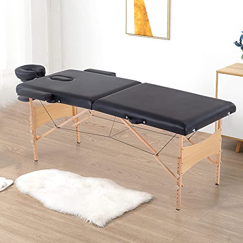 Her Majesty Portable Massage Table Massage Bed Spa Bed 84 Inches Long Portabl...